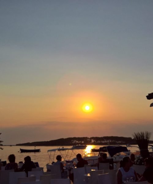 Il tramonto di Porto Cesaero